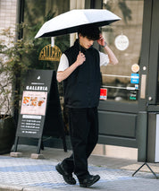 ギア式自動開閉ワンタッチタイプ晴雨兼用折り畳み日傘 14634