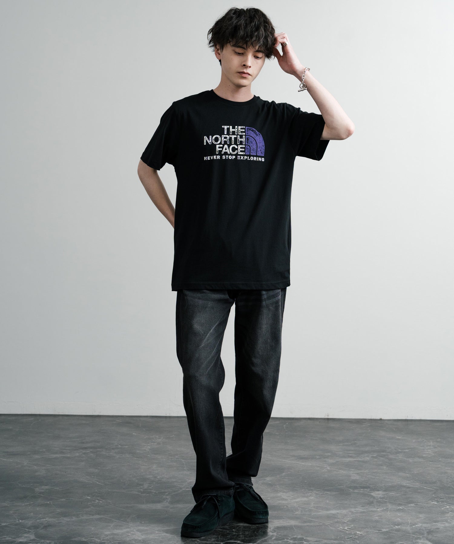 THE NORTH FACE 87NW/RUST 2 TEE ハーフドームロゴ半袖プリントTシャツ 14646