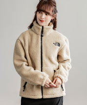 日本未展開モデル THE NORTH FACE ザ・ノースフェイス WHITE LABEL ホワイトレーベル 韓国限定 SHERPA FLEECE JACKET1 オーバーサイズワンポイントロゴ刺繍ボアジャケット 14659