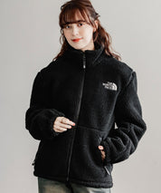 日本未展開モデル THE NORTH FACE ザ・ノースフェイス WHITE LABEL ホワイトレーベル 韓国限定 SHERPA FLEECE JACKET1 オーバーサイズワンポイントロゴ刺繍ボアジャケット 14659