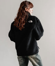 日本未展開モデル THE NORTH FACE ザ・ノースフェイス WHITE LABEL ホワイトレーベル 韓国限定 SHERPA FLEECE JACKET1 オーバーサイズワンポイントロゴ刺繍ボアジャケット 14659