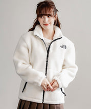 日本未展開モデル THE NORTH FACE ザ・ノースフェイス WHITE LABEL ホワイトレーベル 韓国限定 SHERPA FLEECE JACKET1 オーバーサイズワンポイントロゴ刺繍ボアジャケット 14659