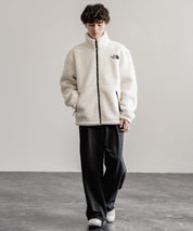 日本未展開モデル THE NORTH FACE ザ・ノースフェイス WHITE LABEL ホワイトレーベル 韓国限定 SHERPA FLEECE JACKET1 オーバーサイズワンポイントロゴ刺繍ボアジャケット 14659