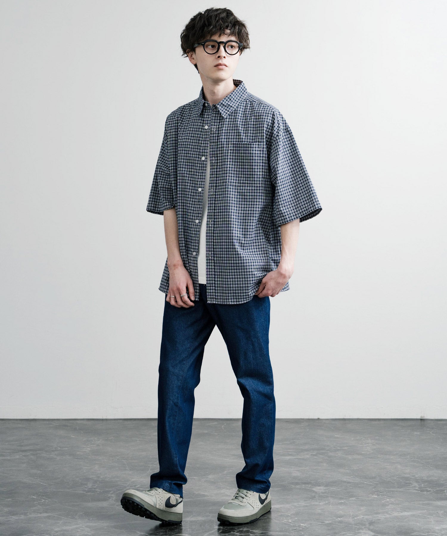 KRIFF MAYER クリフメイヤー 接触冷感デニムタックイージーパンツ 2457100