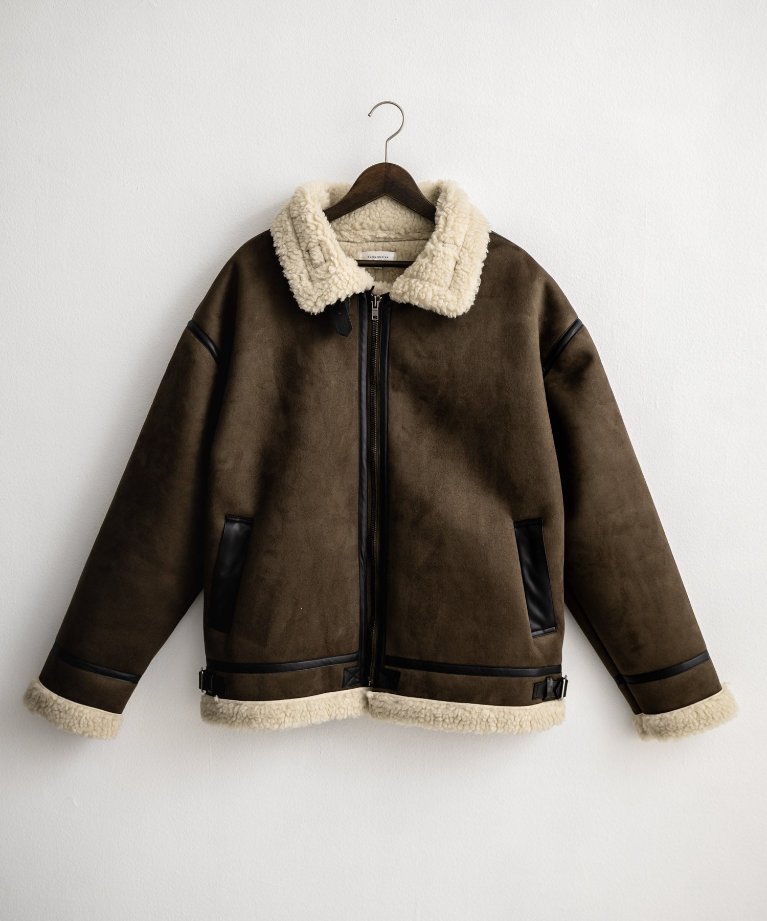 オーバーサイズ B-3フェイクムートン2WAY裏ボアブルゾン 14683 – Rocky