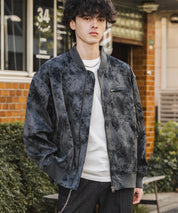 オーバーサイズ ヴィンテージライクPUレザージャケット/フライトジャケット/MA-1 14685