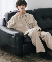 コーデュロイセットアップ CPOシャツジャケット＆イージーワイドパンツ 14686