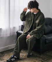 コーデュロイセットアップ CPOシャツジャケット＆イージーワイドパンツ 14686