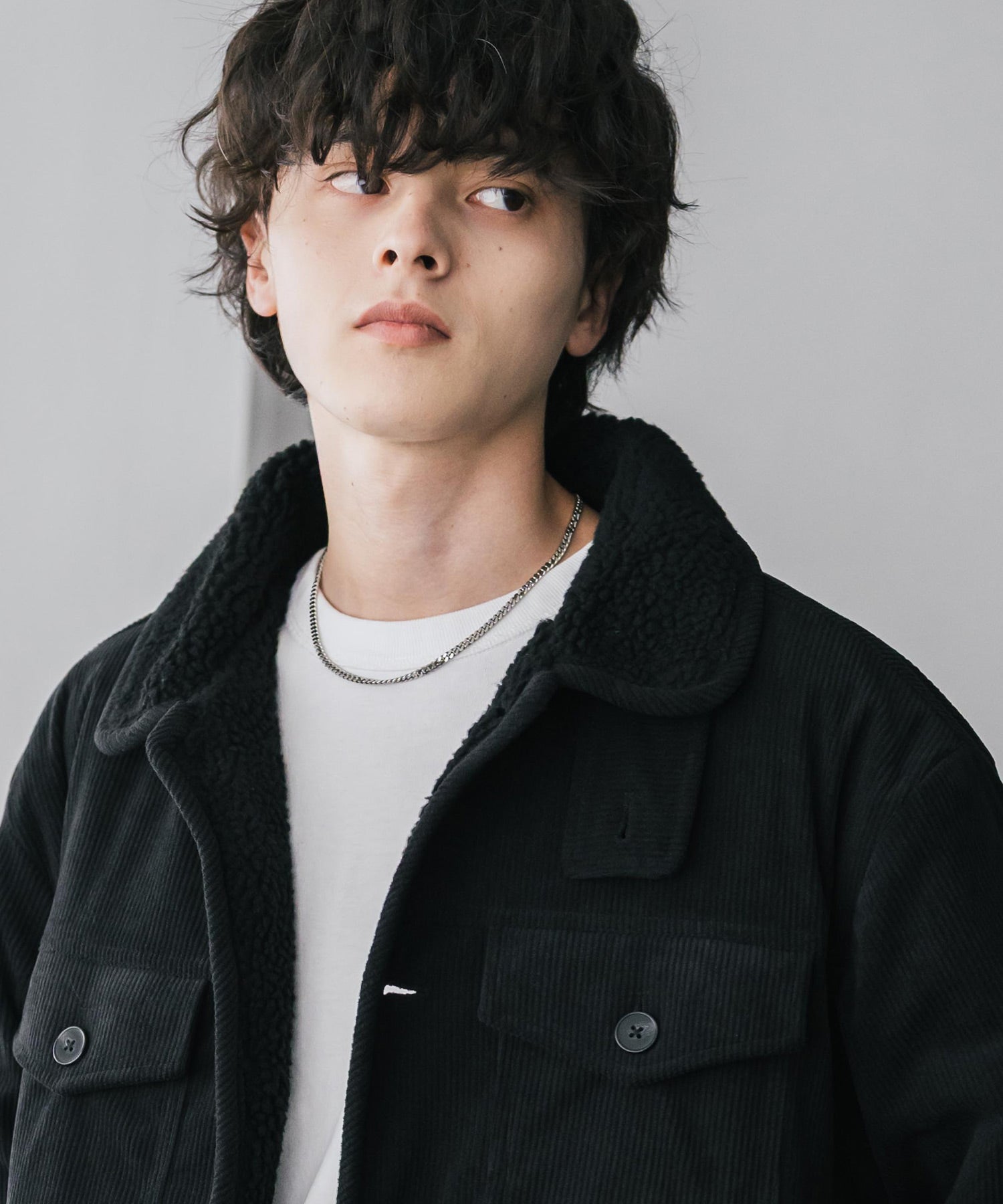 オーバーサイズ コーデュロイ裏ボア2WAYランチコート 14687 – Rocky Monroe