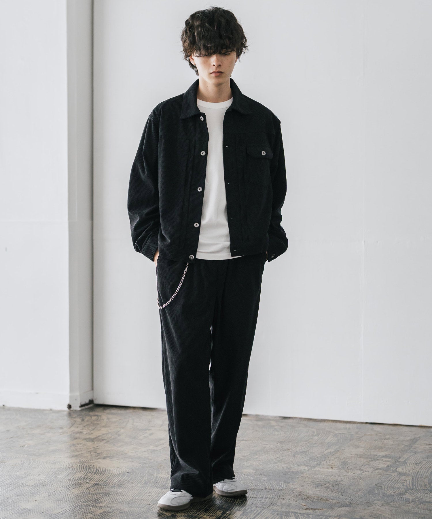 コーデュロイセットアップ 1stショートジャケット/短丈ブルゾン