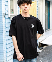 U.S.POLO ASSN. ユーエスポロアッスン バックプリント/無地/ボーダー オーバーサイズクルーショートスリーブTシャツ