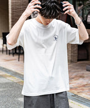 U.S.POLO ASSN. ユーエスポロアッスン バックプリント/無地/ボーダー オーバーサイズクルーショートスリーブTシャツ