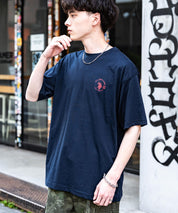 U.S.POLO ASSN. ユーエスポロアッスン バックプリント/無地/ボーダー オーバーサイズクルーショートスリーブTシャツ