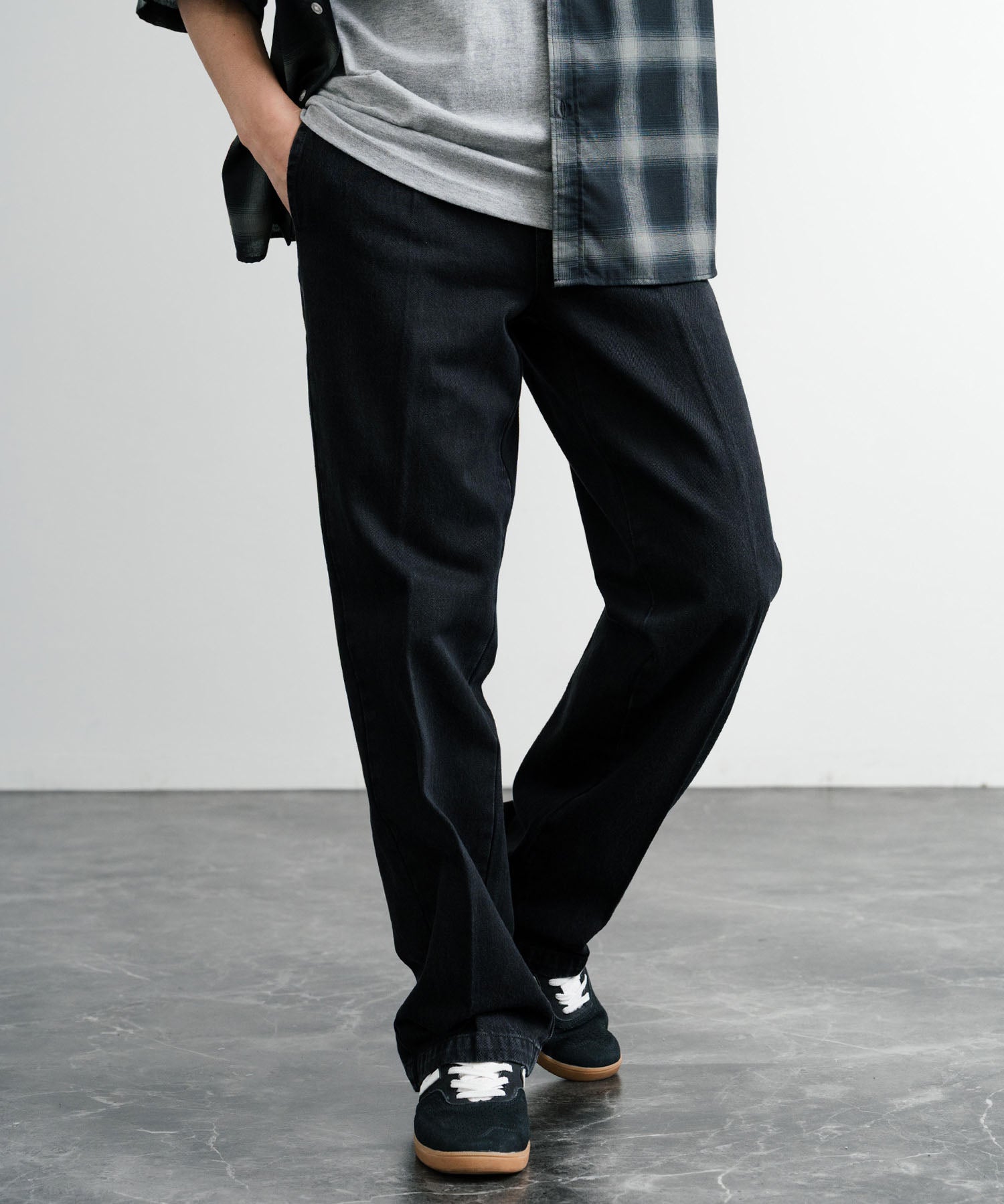 Dickies ディッキーズ デニム874ワークパンツ/ワイドストレートデニムパンツ
