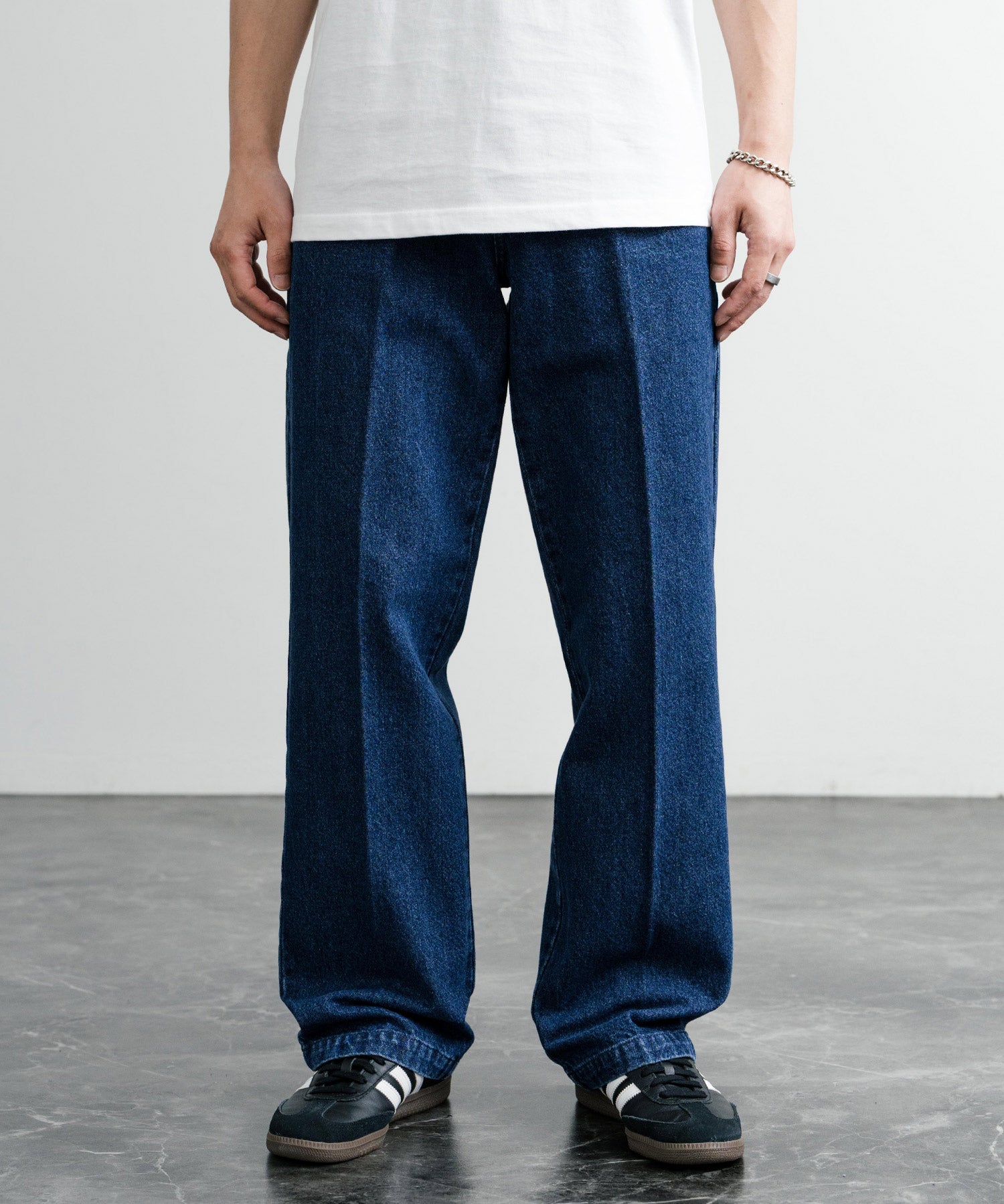 Dickies ディッキーズ デニム874ワークパンツ/ワイドストレートデニムパンツ