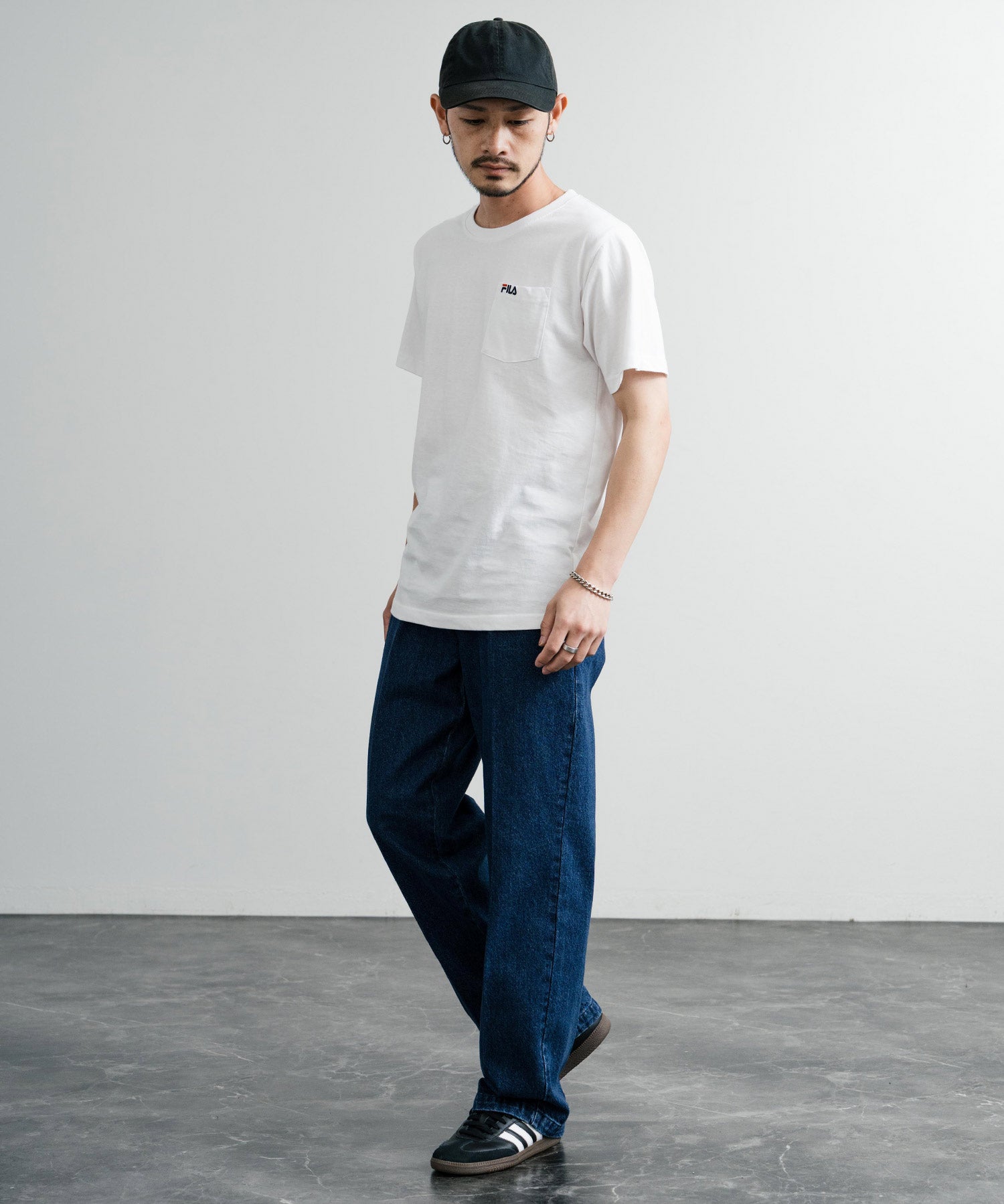 Dickies ディッキーズ デニム874ワークパンツ/ワイドストレートデニムパンツ