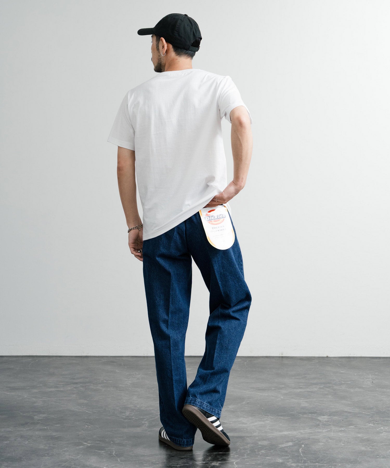 Dickies ディッキーズ デニム874ワークパンツ/ワイドストレートデニムパンツ