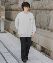 U.S. POLO ASSN. ユーエスポロアッスン オーバーサイズ裏起毛ワンポイントロゴ刺繍長袖スウェット	14765