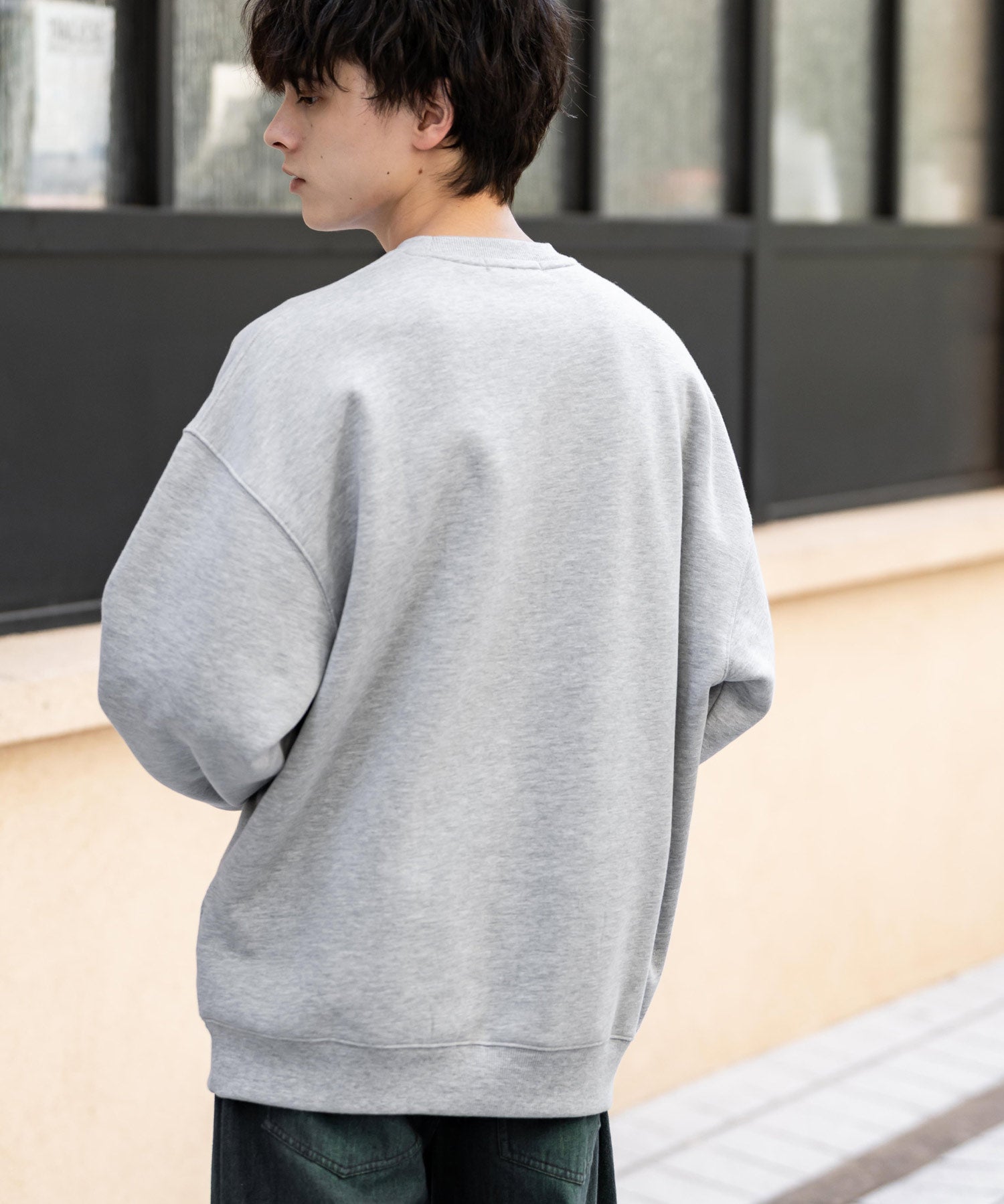 U.S. POLO ASSN. ユーエスポロアッスン オーバーサイズ裏起毛ワンポイントロゴ刺繍長袖スウェット	14765