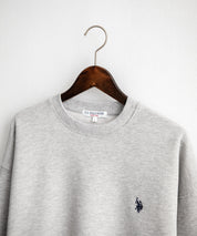 U.S. POLO ASSN. ユーエスポロアッスン オーバーサイズ裏起毛ワンポイントロゴ刺繍長袖スウェット	14765