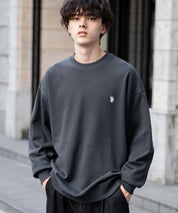 U.S. POLO ASSN. ユーエスポロアッスン オーバーサイズ裏起毛ワンポイントロゴ刺繍長袖スウェット	14765