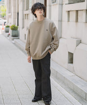 U.S. POLO ASSN. ユーエスポロアッスン オーバーサイズ裏起毛ワンポイントロゴ刺繍長袖スウェット	14765
