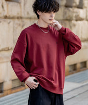 U.S. POLO ASSN. ユーエスポロアッスン オーバーサイズ裏起毛ワンポイントロゴ刺繍長袖スウェット	14765