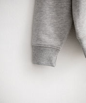 U.S. POLO ASSN. ユーエスポロアッスン オーバーサイズ裏起毛ワンポイントロゴ刺繍長袖ハーフジップスウェット 14766