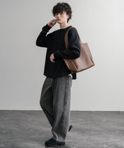 新色追加 PUワンショルダートートバッグ　ポーチセット 14772