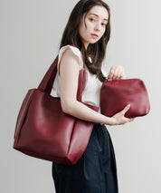 新色追加 PUワンショルダートートバッグ　ポーチセット 14772