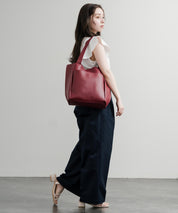 新色追加 PUワンショルダートートバッグ　ポーチセット 14772