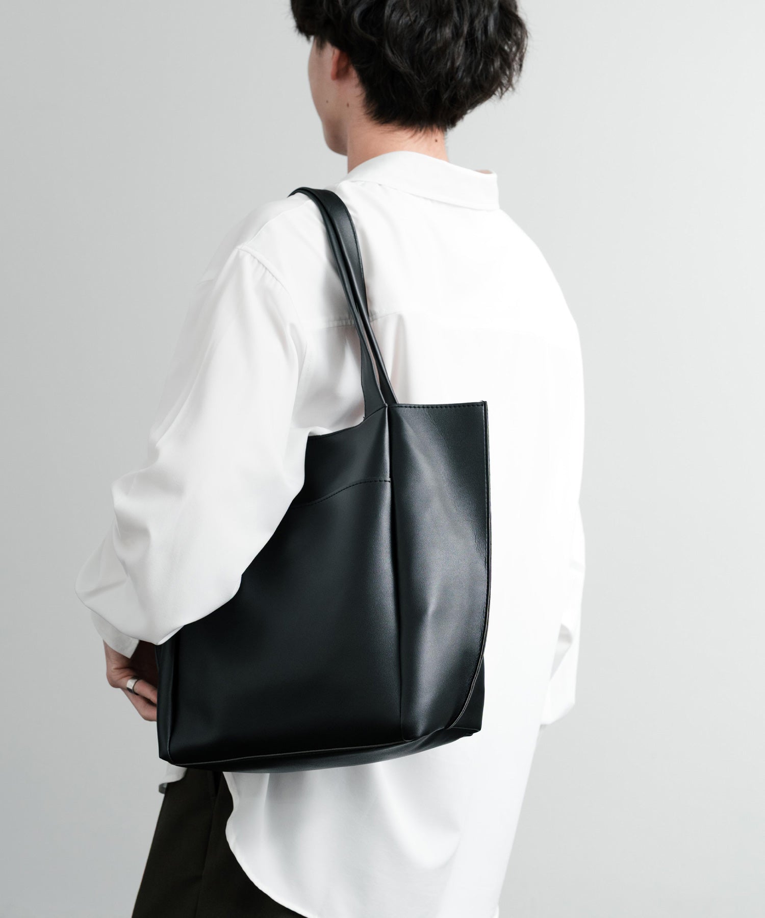 新色追加 PUワンショルダートートバッグ　ポーチセット 14772