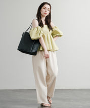 新色追加 PUワンショルダートートバッグ　ポーチセット 14772