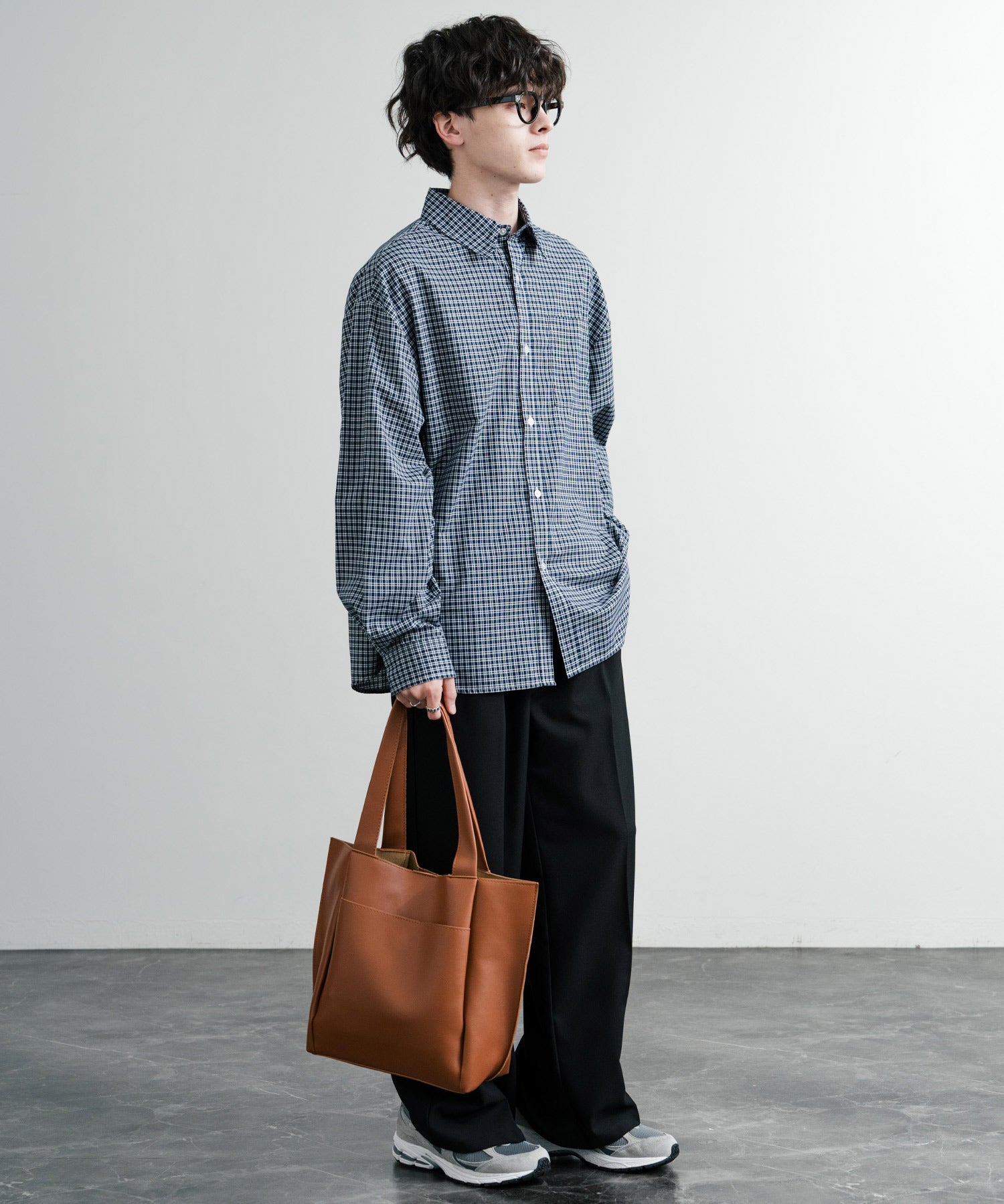 新色追加 PUワンショルダートートバッグ　ポーチセット 14772