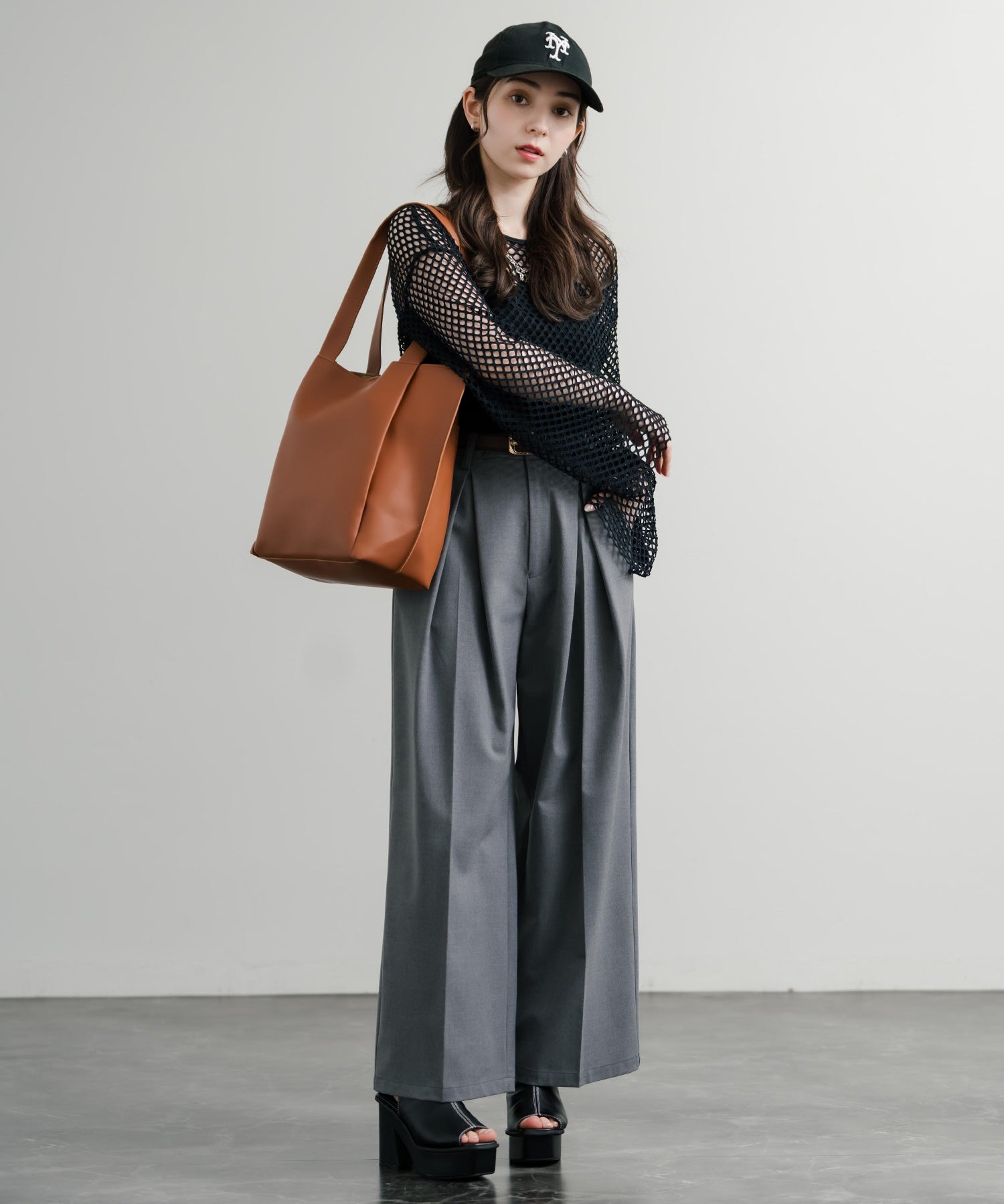 新色追加 PUワンショルダートートバッグ　ポーチセット 14772