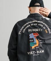 KRIFF MAYER クリフメイヤー スーベニア刺繍長袖ミリタリーシャツジャケット 2514001 14783