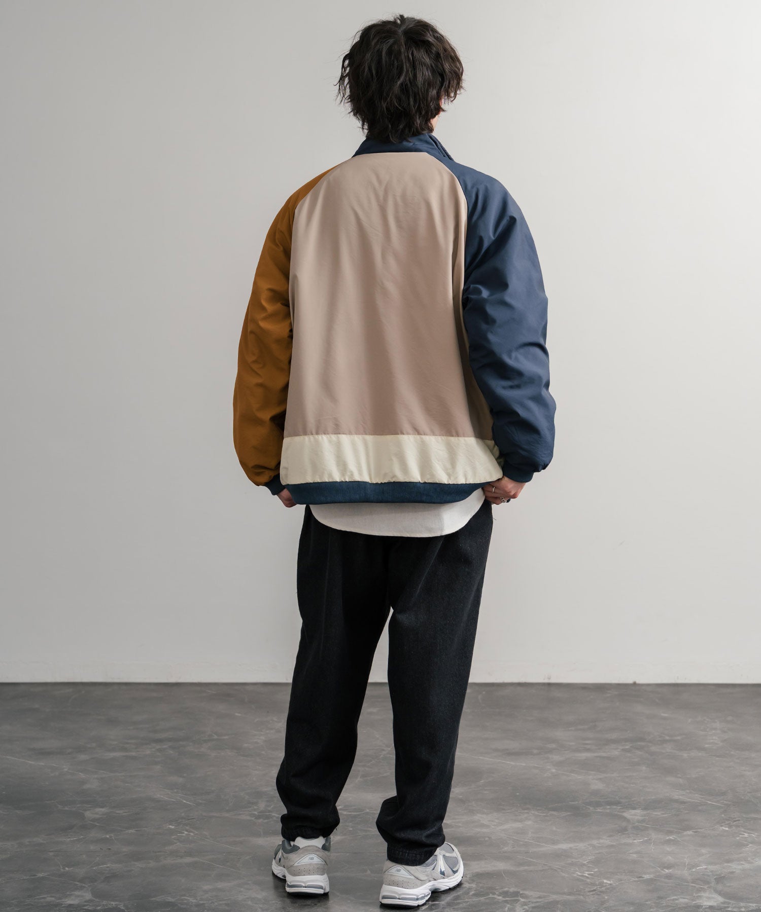 KRIFF MAYER クリフメイヤー 2WAY リバーシブルひっくりスタンドネックボアジャケット/ロゴ刺繍入りボアブルゾン 2514404 14796