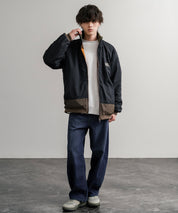 KRIFF MAYER クリフメイヤー 2WAY リバーシブルひっくりスタンドネックボアジャケット/ロゴ刺繍入りボアブルゾン 2514404 14796