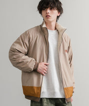 KRIFF MAYER クリフメイヤー 2WAY リバーシブルひっくりスタンドネックボアジャケット/ロゴ刺繍入りボアブルゾン 2514404 14796