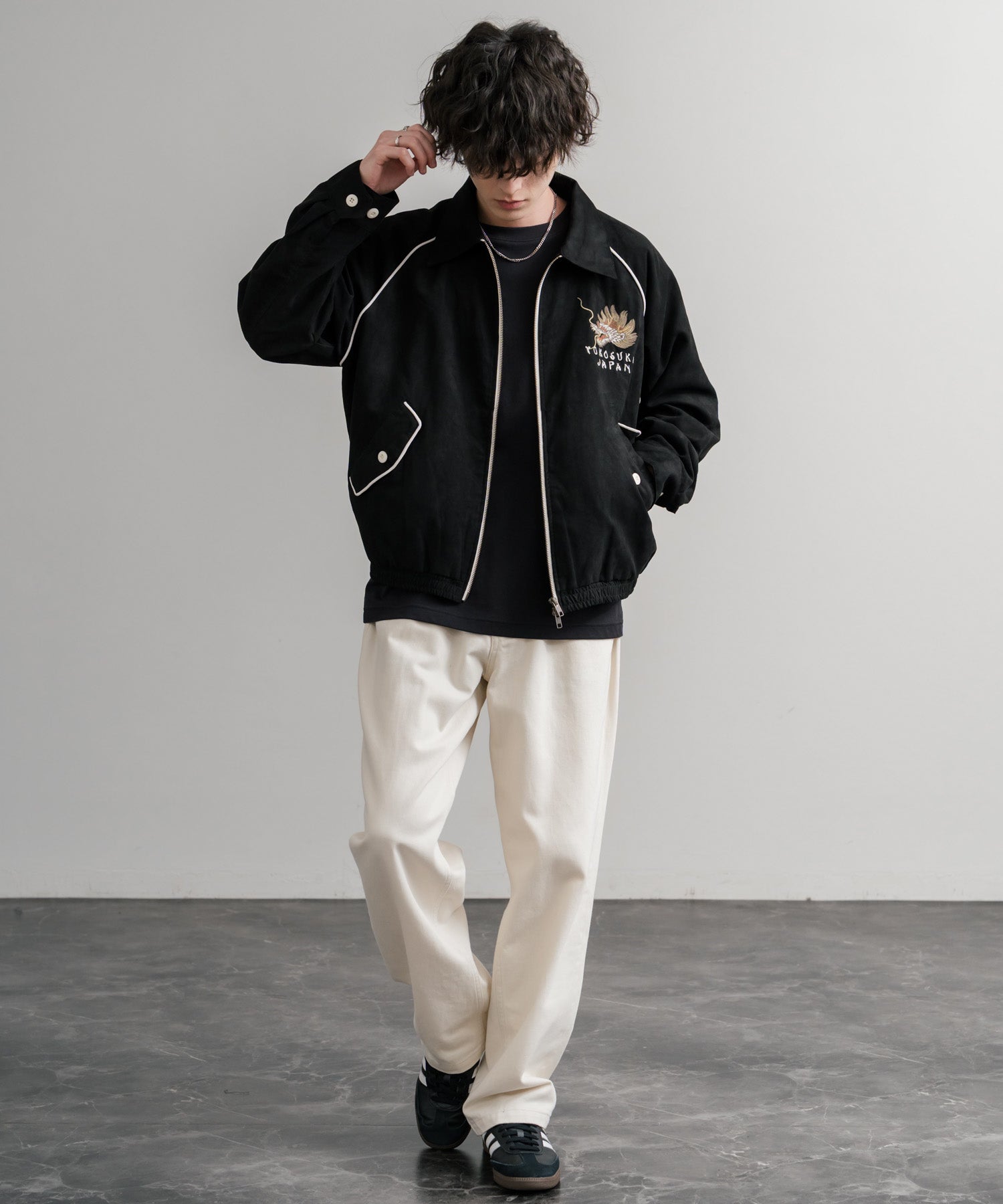 KRIFF MAYER クリフメイヤー オーバーサイズスーベニア刺繍ステン