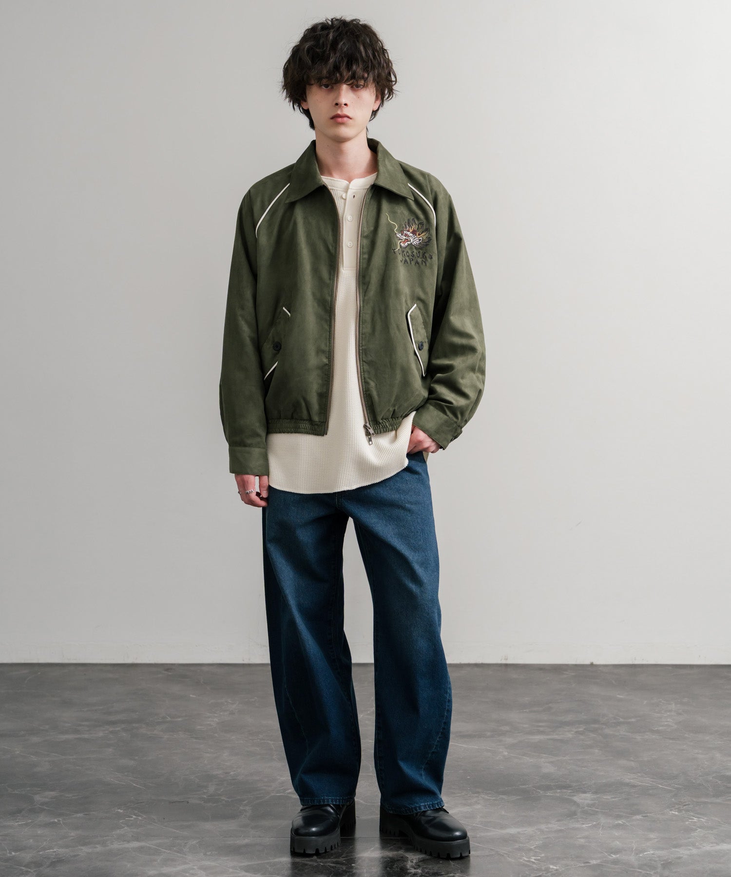 KRIFF MAYER クリフメイヤー オーバーサイズスーベニア刺繍ステン