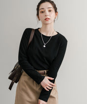 レギュラースリーブ クルーネックロングTシャツ 14801