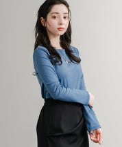 レギュラースリーブ クルーネックロングTシャツ 14801