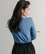 レギュラースリーブ クルーネックロングTシャツ 14801
