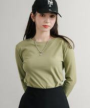 レギュラースリーブ クルーネックロングTシャツ 14801
