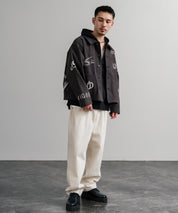 KRIFF MAYER クリフメイヤー メモリアルグラフィックプリントレタリングショート丈カバーオール 2515111 14828