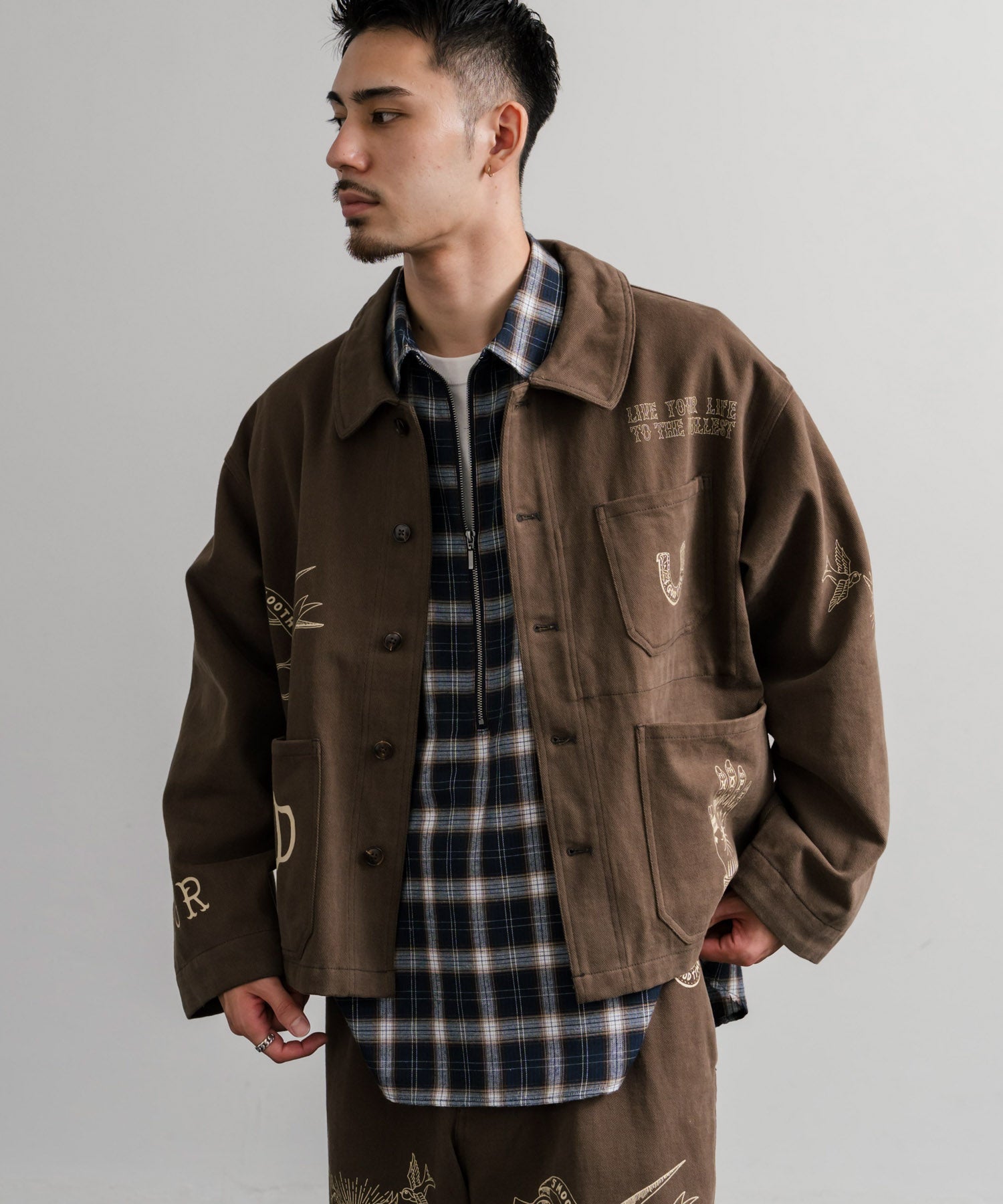 専用　CCOLA グラフィックプリント ジャケット 専用 CCOLA グラフィックプリント ジャケット 22 men and women