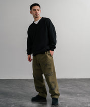 KRIFF MAYER クリフメイヤー メモリアルグラフィックプリントレタリング2タックワークパンツ 2515112 14829