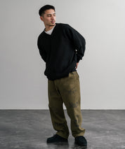 KRIFF MAYER クリフメイヤー メモリアルグラフィックプリントレタリング2タックワークパンツ 2515112 14829