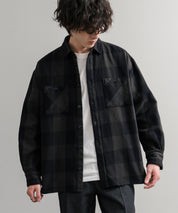 Upscape Audience 日本製10/2ヘビーツイルヴィンテージチェックワークジャケット AUD7353 14831